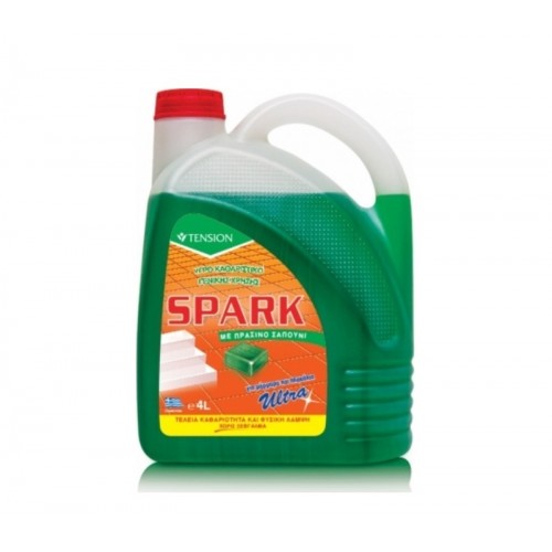 Spark Ultra Καθαριστικό Γενικής Χρήσης με Πράσινο Σαπούνι 4lt